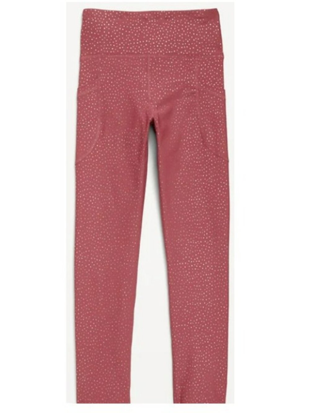 NWT. OLD NAVY Big Girls High-Waisted Power Soft 7/8-Length Side-Pocket Leggings